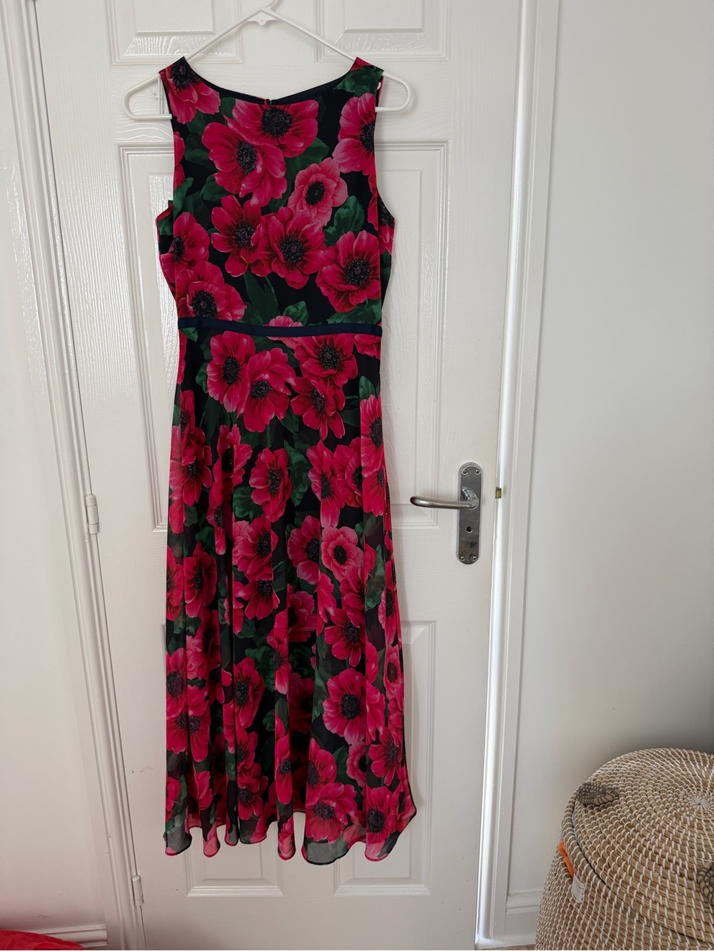 Hobbs London Carly Raspberry Floral Maxi Dress – US 4 – NWT